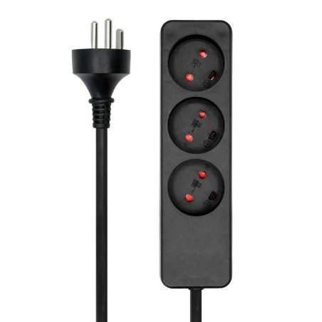 ProXtend Danish Power Strip 3-way 3M | Reliable & Safe Power Solution | Model K3-K03B